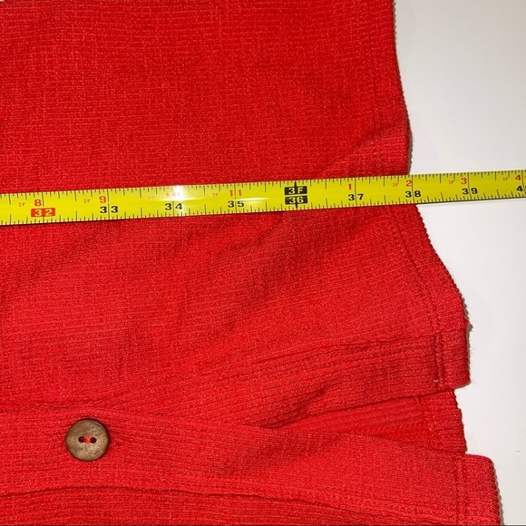 Free People Gia Vest Red OB1503177 Sz XS - Picture 13 of 16